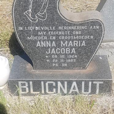 BLIGNAUT Anna Maria Jacoba 1924-1983