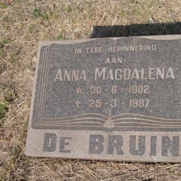BRUIN Anna Magdalena, de 1902-1987