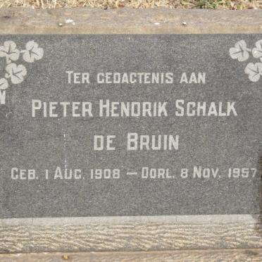 BRUIN Pieter Hendrik Schalk, de 1908-1957