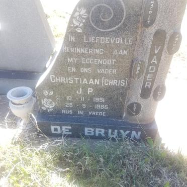 BRUYN Christiaan J.P., de 1951-1986