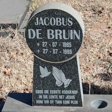 BRUIN Jacobus, de 1995-1995