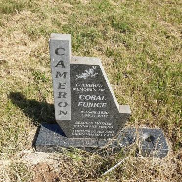 CAMERON Coral Eunice 1920-2011