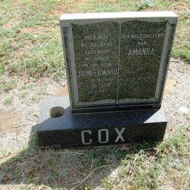 COX John Edward 1966-1991 &amp; Amanda 1970-
