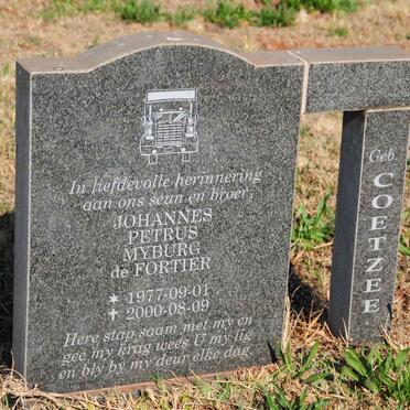 COETZEE Johannes Petrus Myburg de Fortier 1977-2000