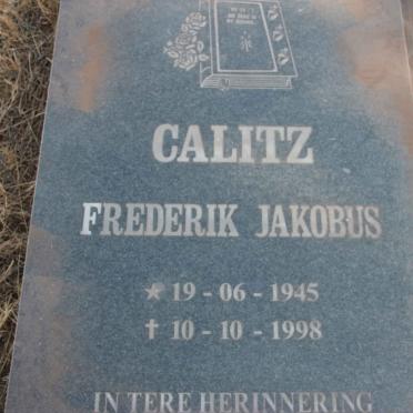CALITZ Frederik Jakobus 1945-1998