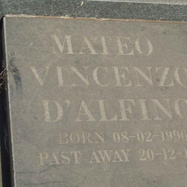 D'ALFINO Mateo Vincenzo 1996-1997