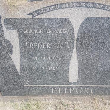 DELPORT Frederick T. 1907-1962