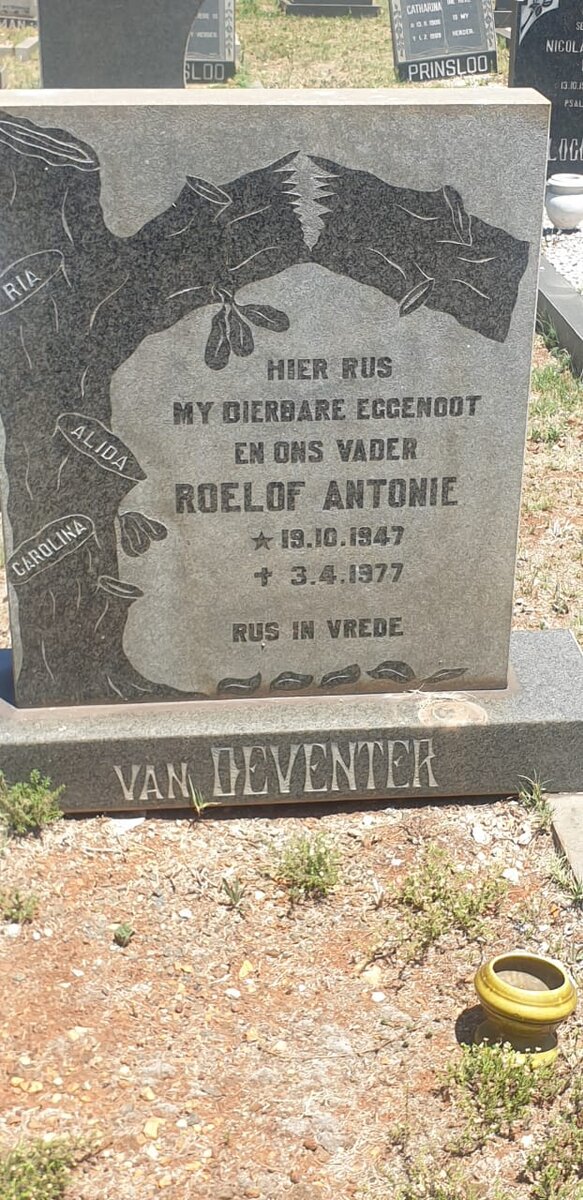 DEVENTER Roelof Antonie, van 1947-1977