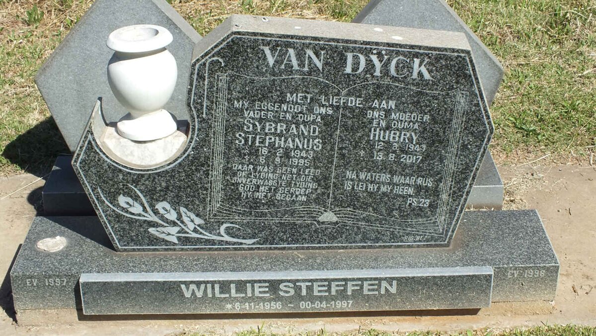 DYCK Sybrand Stephanus, van 1943-1995 &amp; Hubry 1947-2017 :: STEFFEN Willie 1956-1997