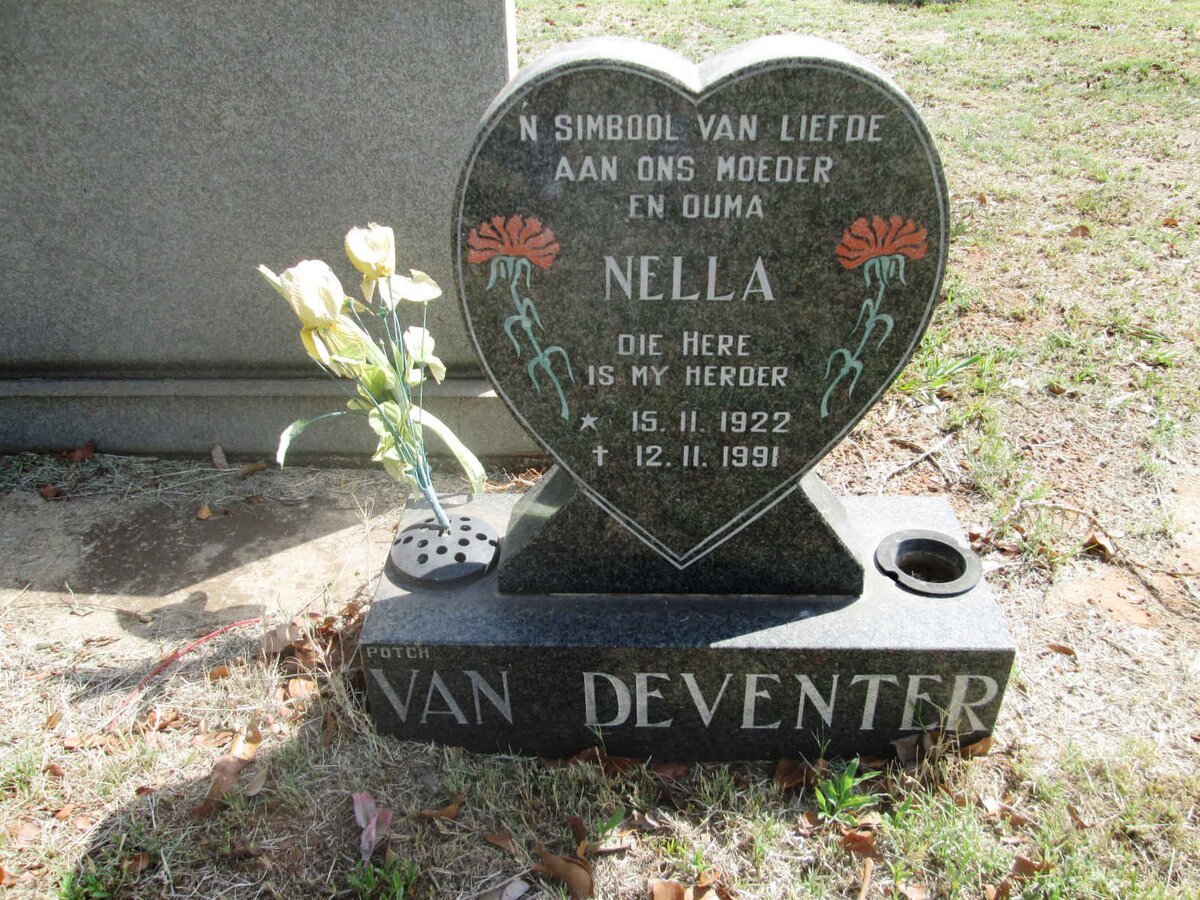DEVENTER Nella, van 1922-1991