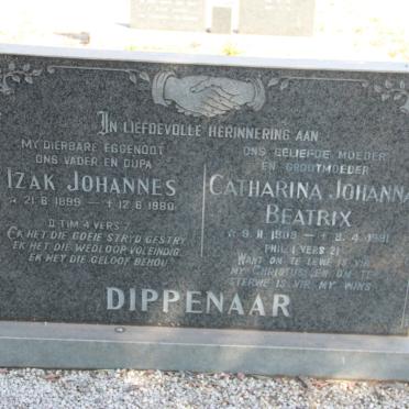 DIPPENAAR Izak Johannes 1899-1980 &amp; Catharina Johanna Beatrix 1908-1991