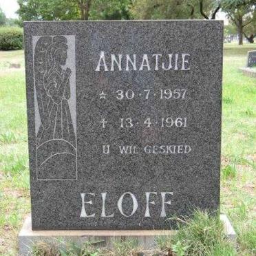 ELOFF Annatjie 1957-1961
