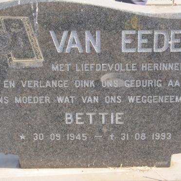 EEDEN Bettie, van 1945-1993