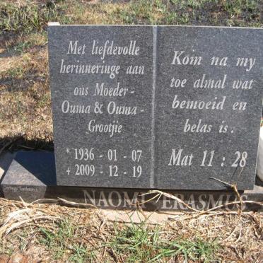 ERASMUS Naomi 1936-2009