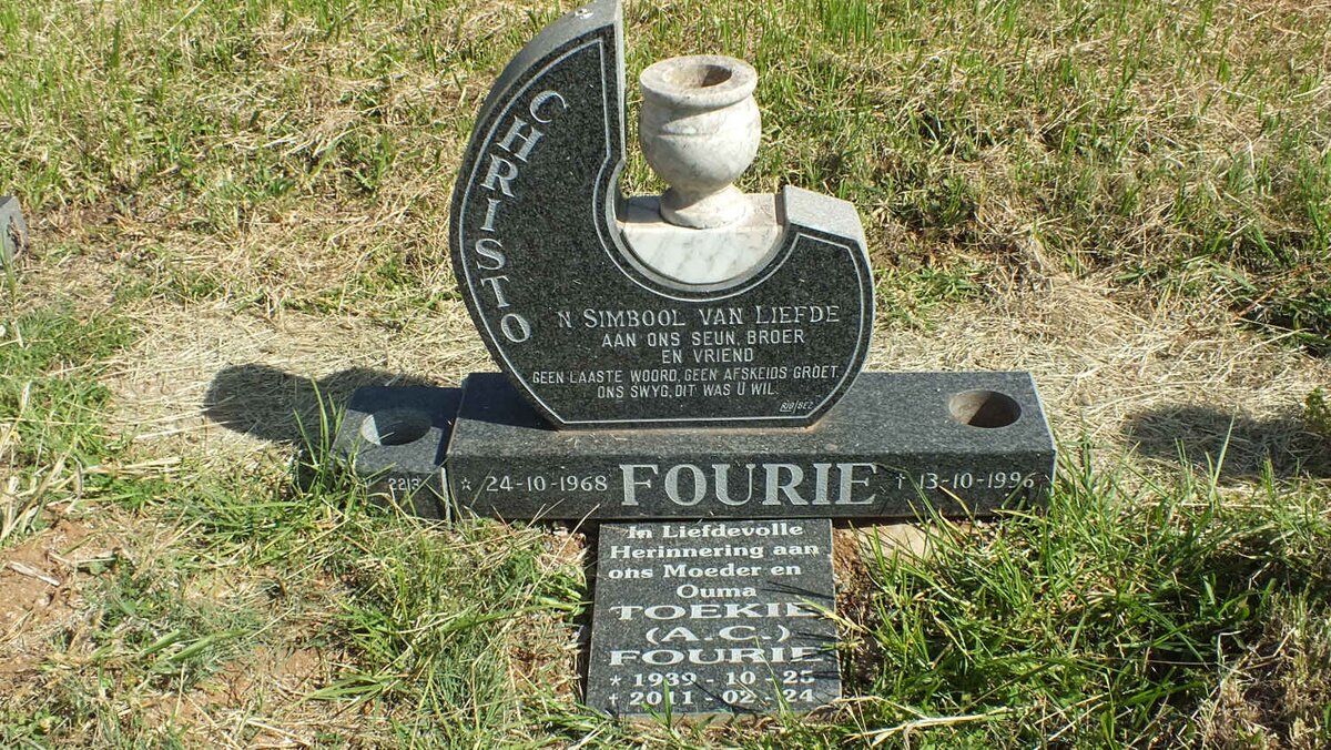 FOURIE A.C. 1939-2011 :: FOURIE Christo 1968-1996