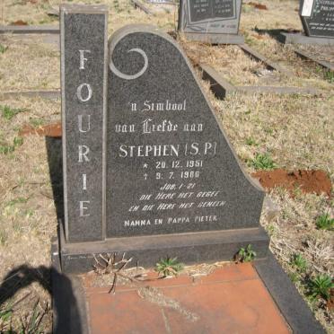 FOURIE S.P. 1951-1986