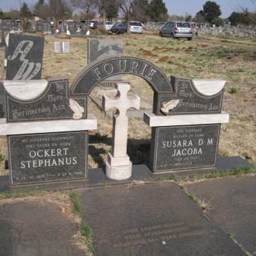 FOURIE Ockert Stephanus 1929-1986 & Susara D.M. Jacoba DU TOIT 1933- 