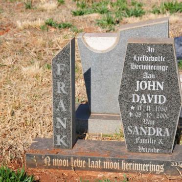 FRANK John David 1936-2000