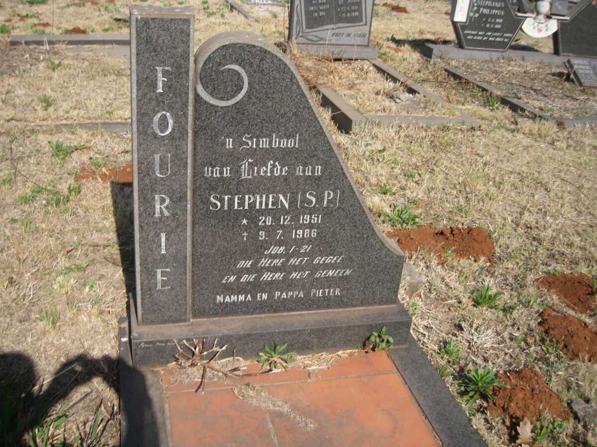 FOURIE S.P. 1951-1986