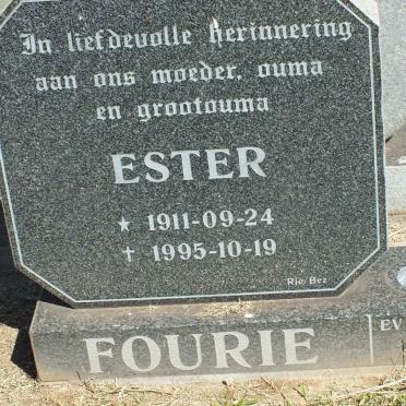 FOURIE Ester 1911-1995