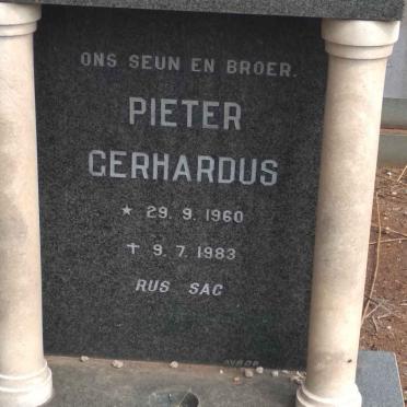 GROBLER Pieter Gerhardus 1960-1983