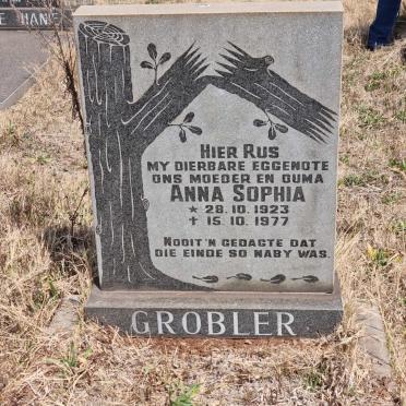 GROBLER Anna Sophia 1923-1977