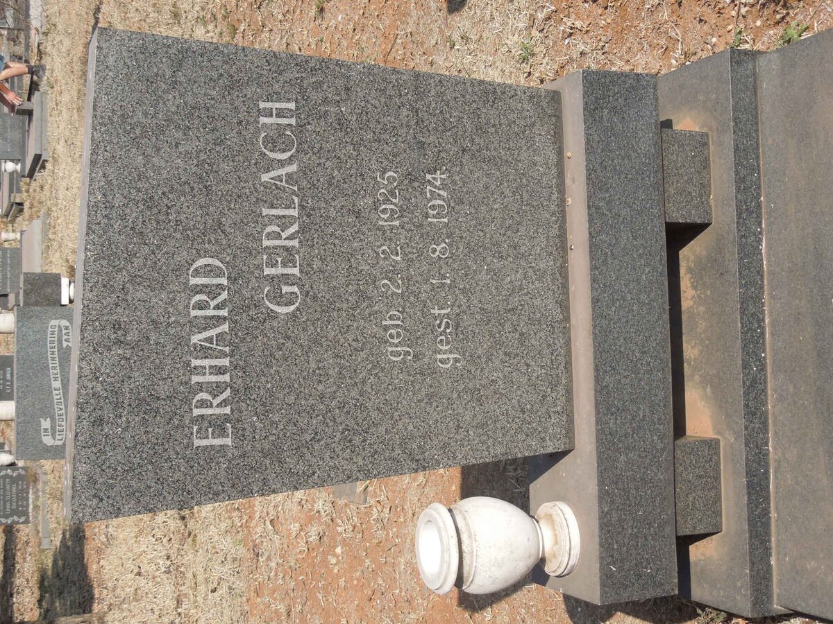 GERLACH Erhard 1925-1974