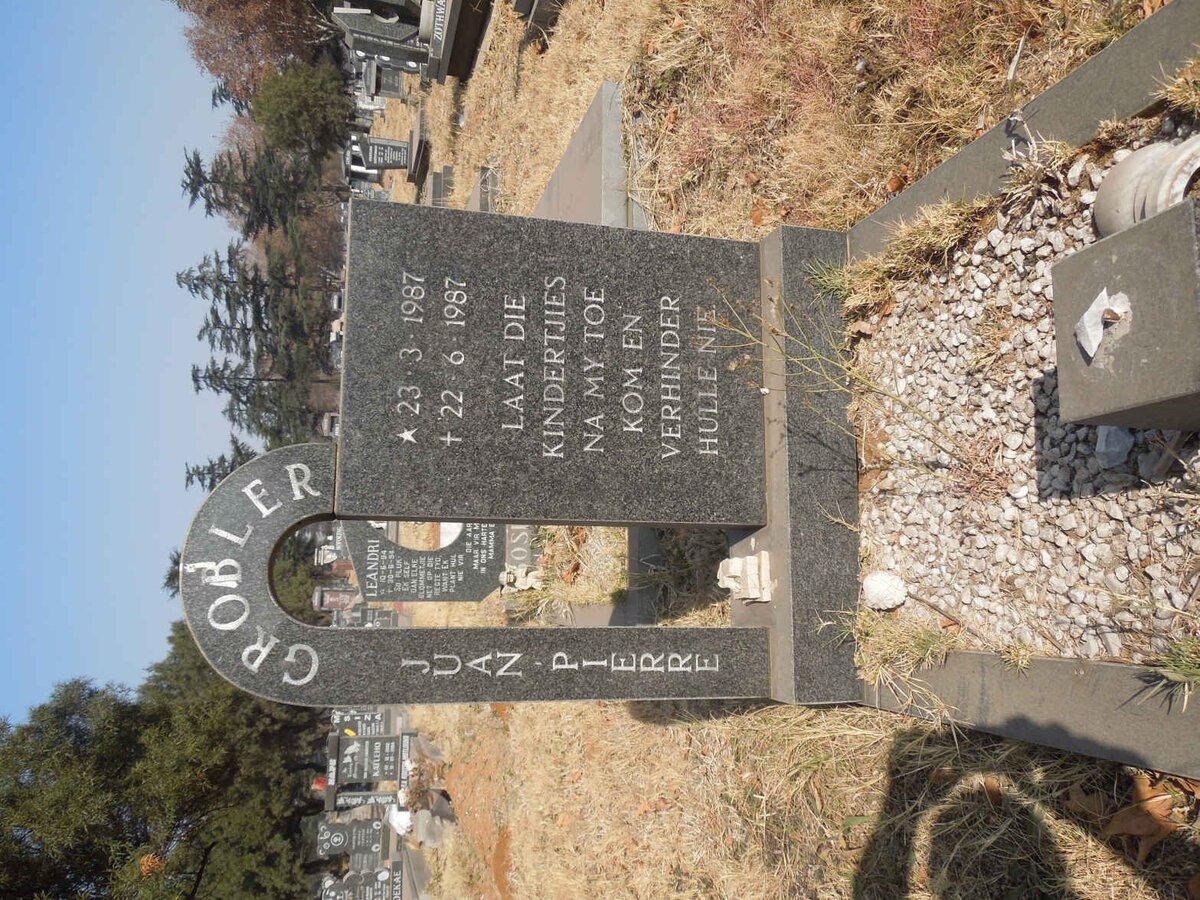 GROBLER Juan Pierre 1987-1987