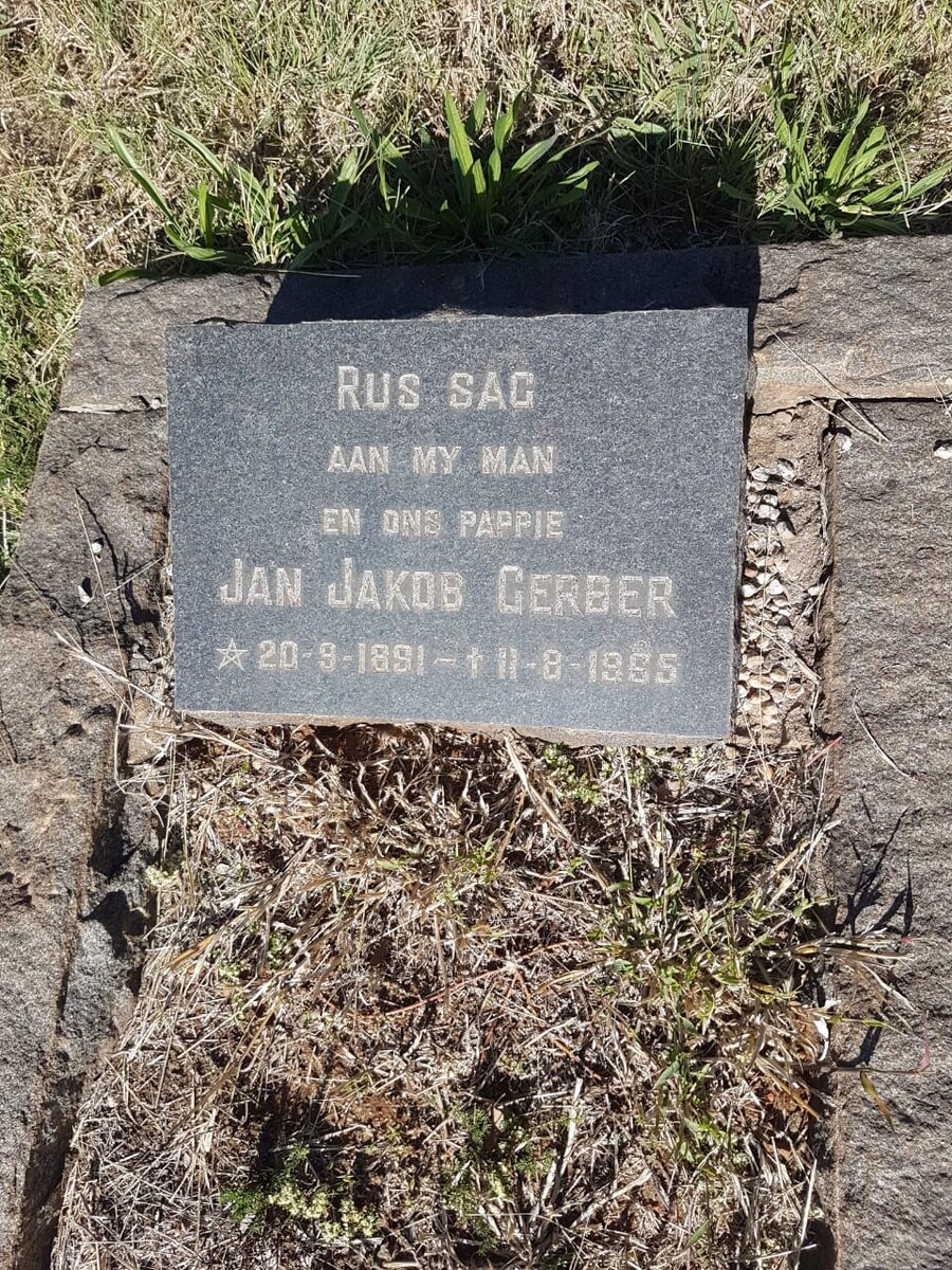 GERBER Jan Jakob 1891-1965