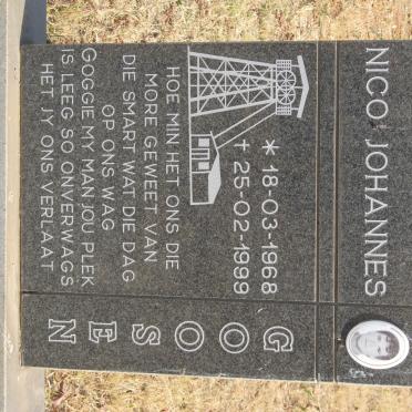 GOOSEN Nico Johannes 1968-1999