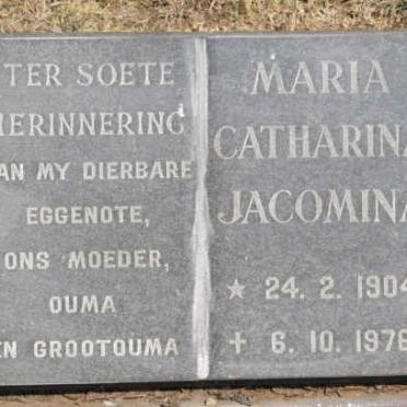 GREUNEN Maria Catharina Jacomina, van 1904-1976