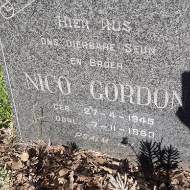 GORDON Nico 1945-1963