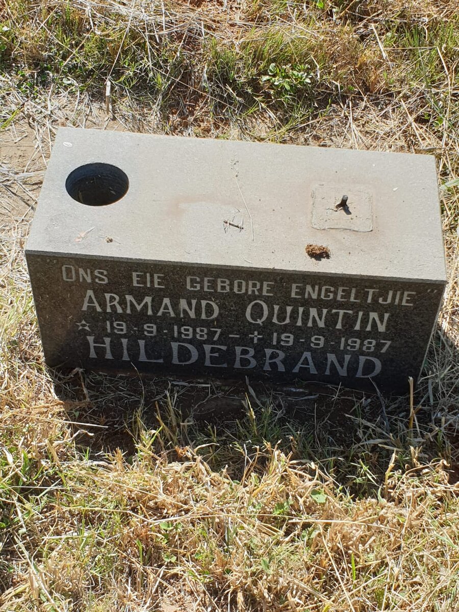 HILDEBRAND Armand Quintin 1987-1987