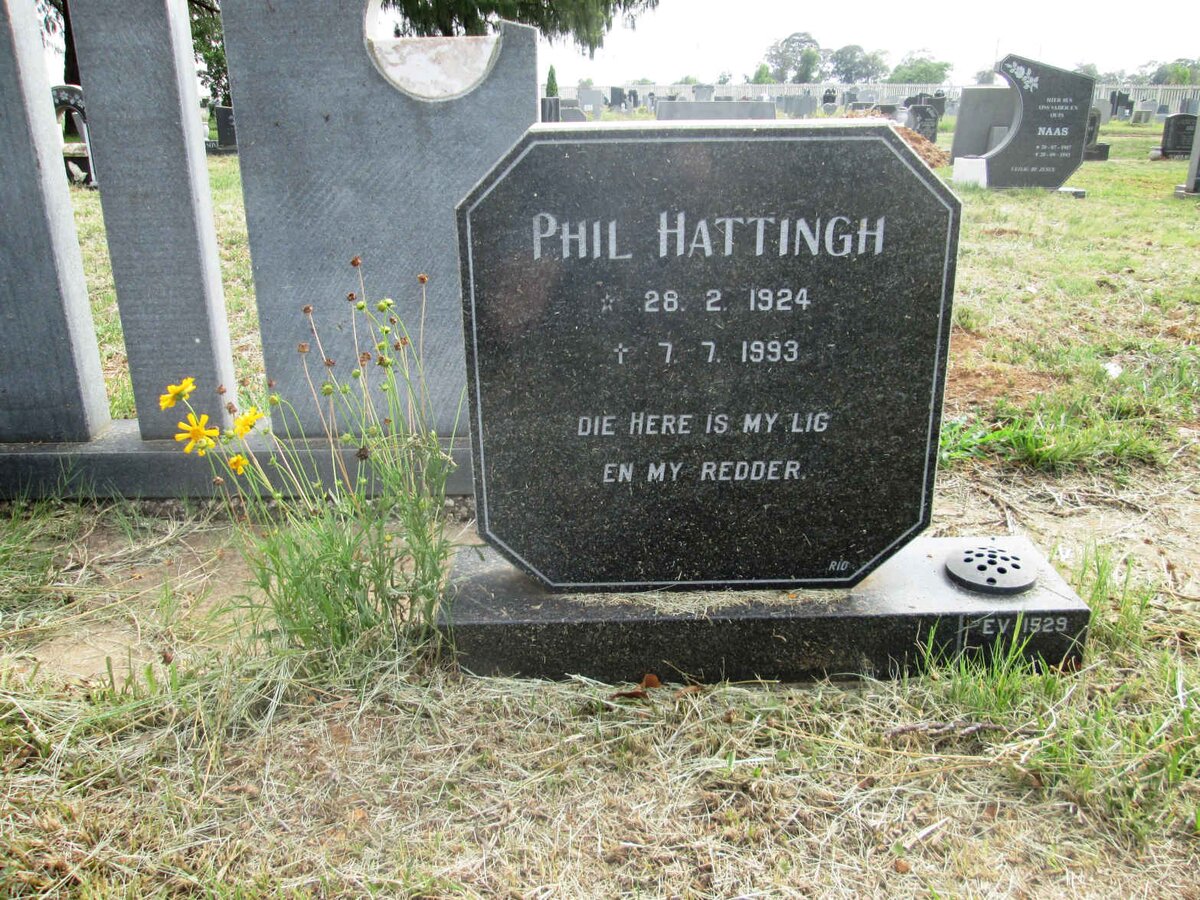HATTINGH Phil 1924-1993