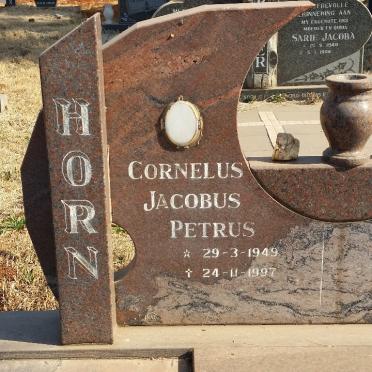 HORN Cornelus Jacobus Petrus 1949-1997