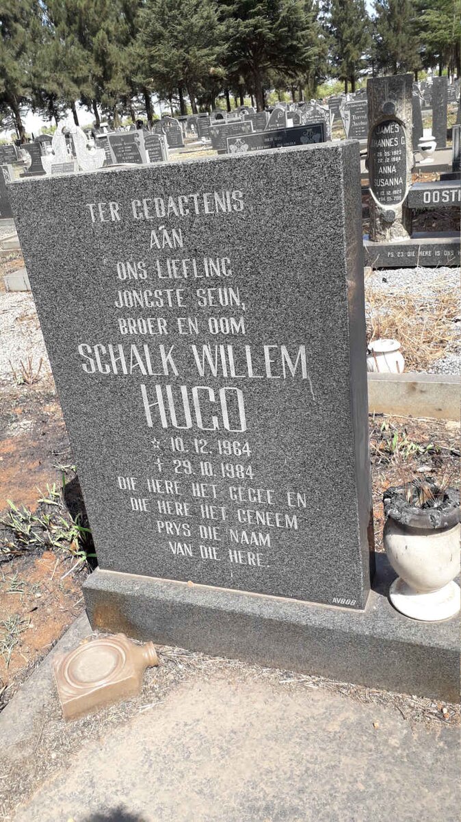 HUGO Schalk Willem 1964-1984