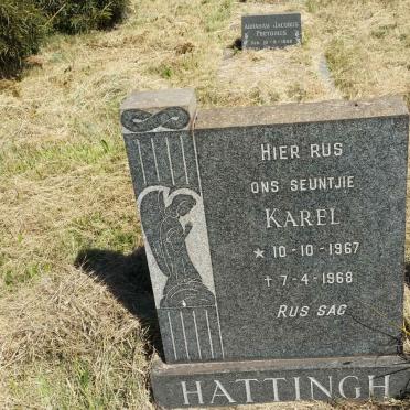 HATTINGH Karel 1967-1968