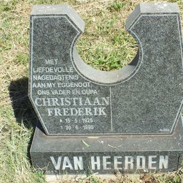 HEERDEN Christiaan Frederik, van 1925-1995