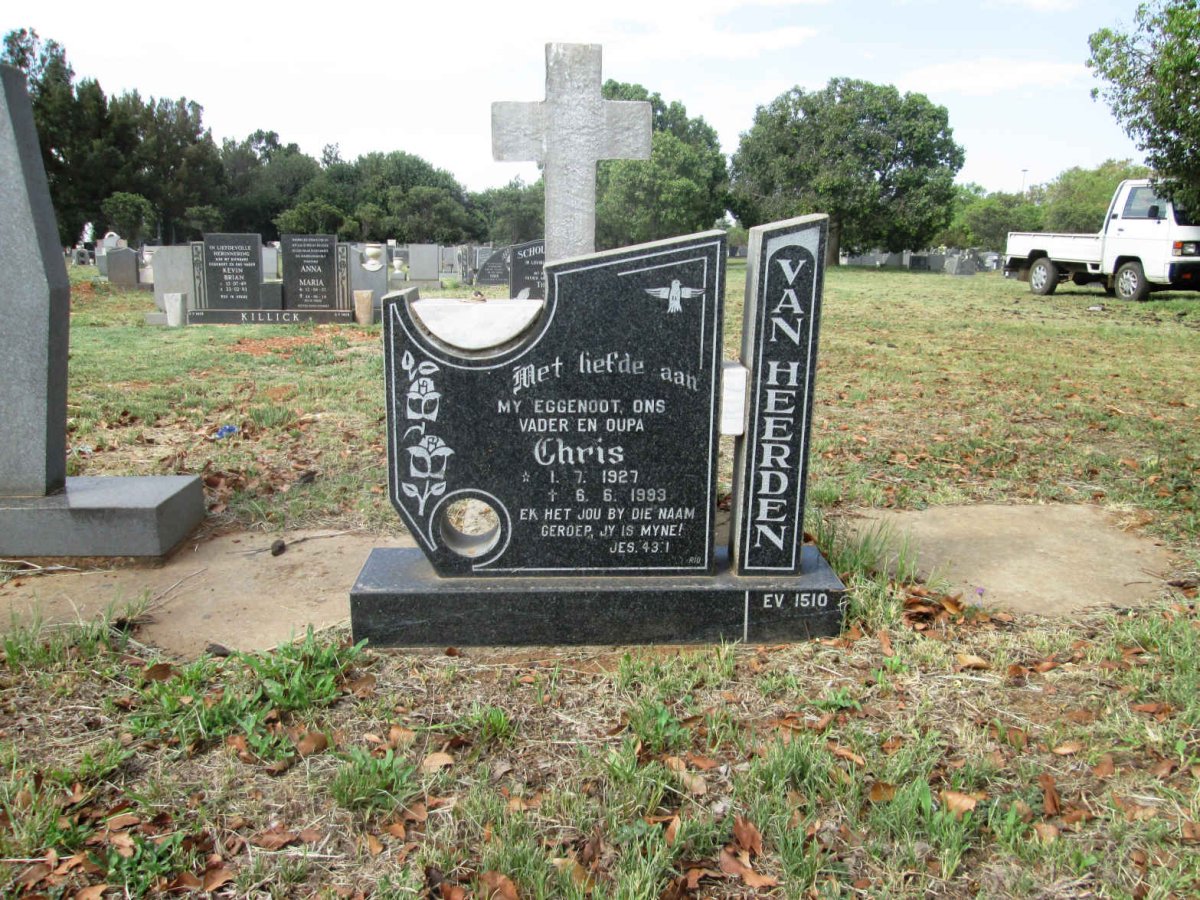 HEERDEN Chris, van 1927-1993