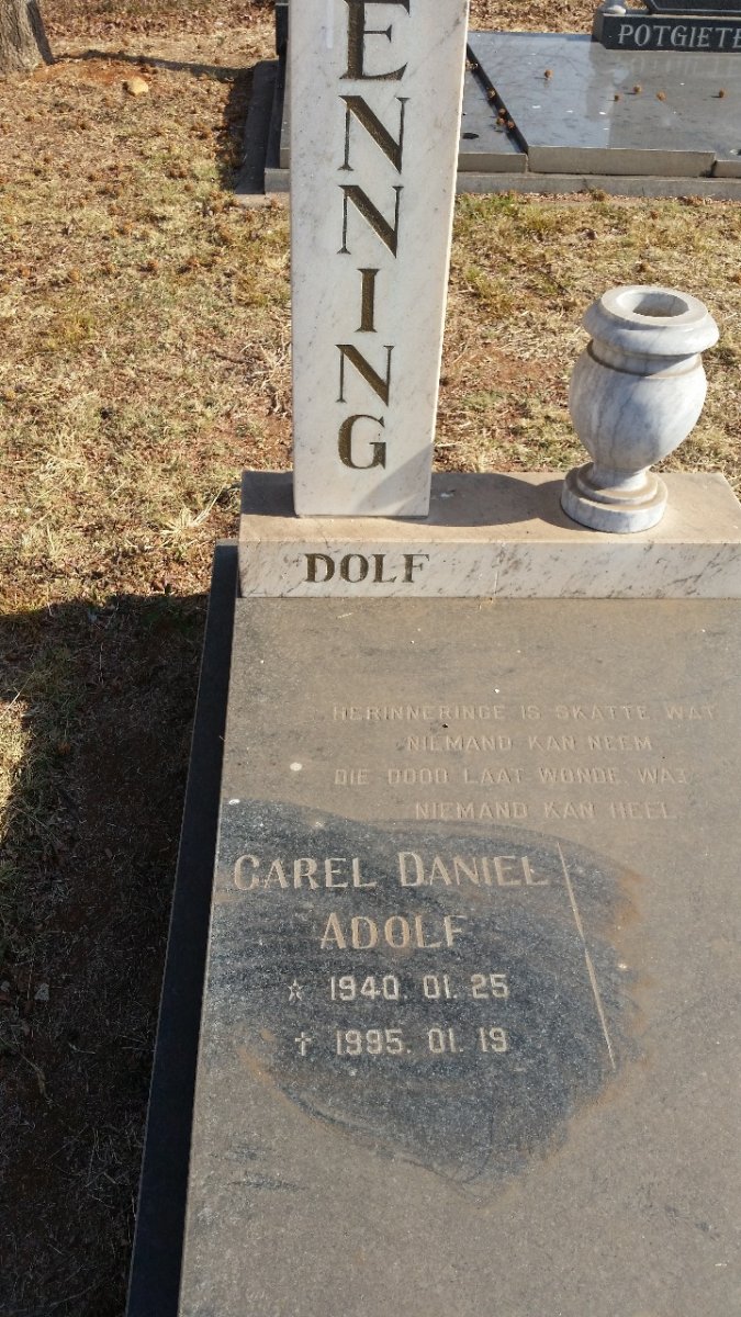 HENNING Carel Daniel Adolf 1940-1995