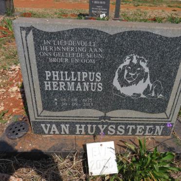 HUYSTEEN Phillipus Hermanus, van 1975-2013 