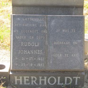 HERHOLDT Rudolf Johannes 1922-1983