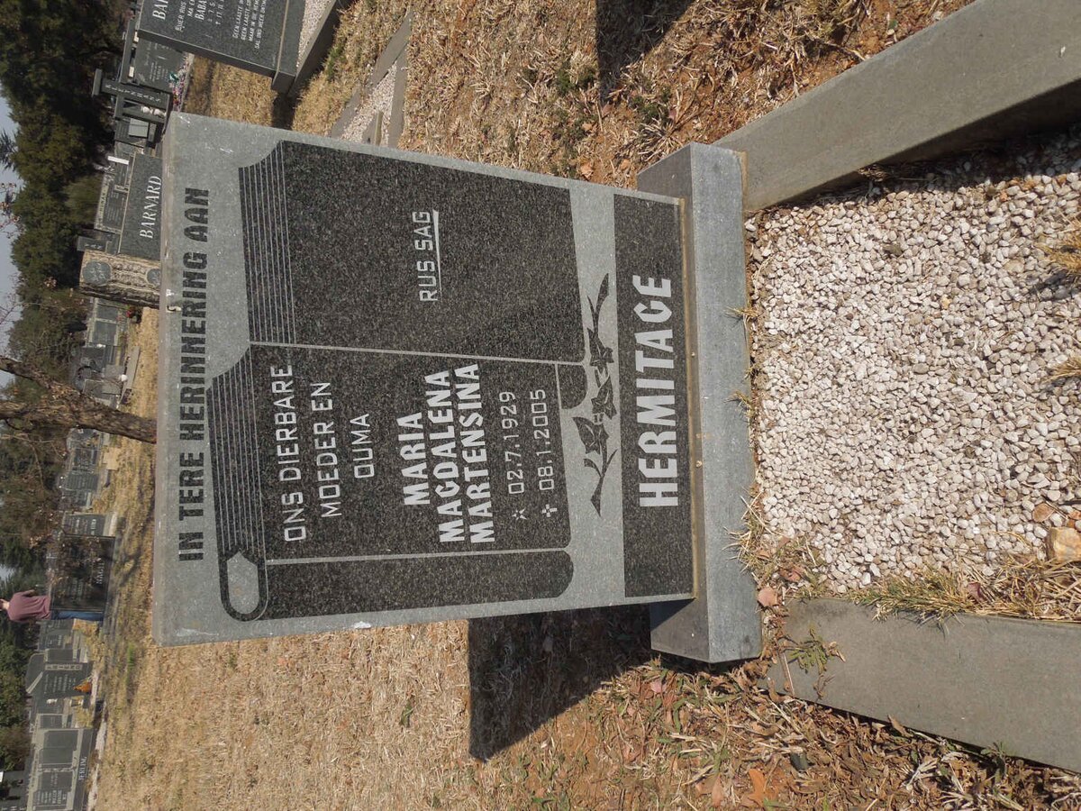 HERMITAGE Maria Magdalena Martensina 1929-2005
