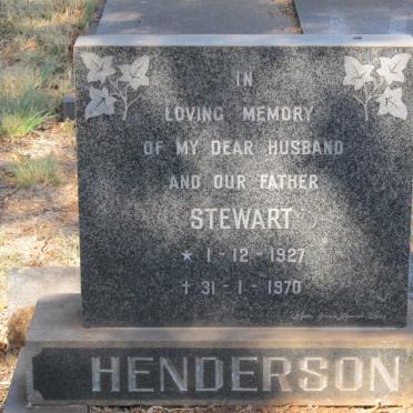 HENDERSON Stewart 1927-1970