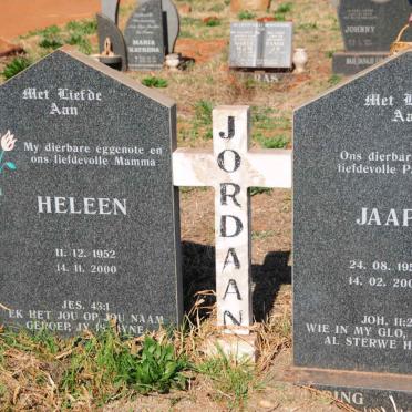 JORDAAN Jaap 1959-2007 & Heleen 1952-2000