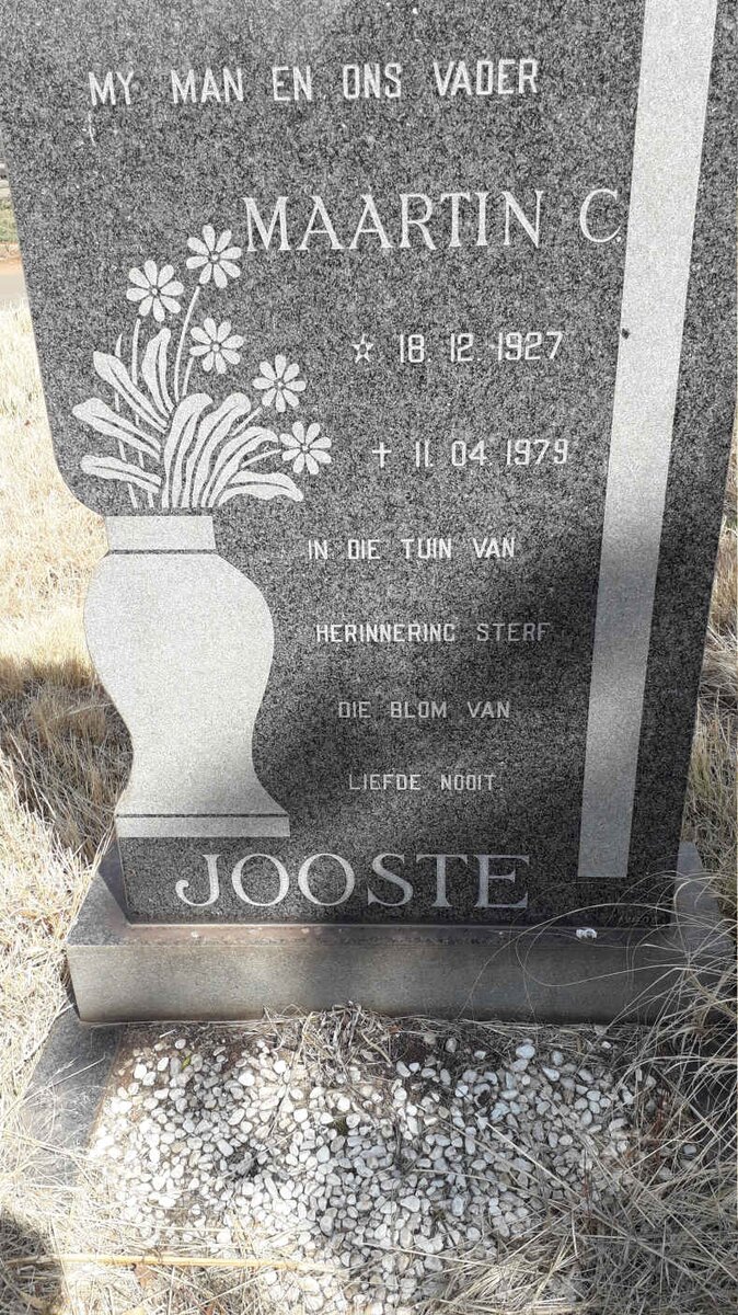 JOOSTE Maartin C. 1927-1979