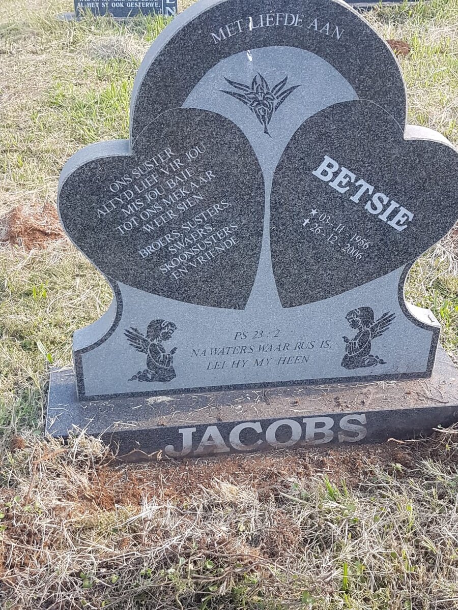 JACOBS Betsie 1956-2006