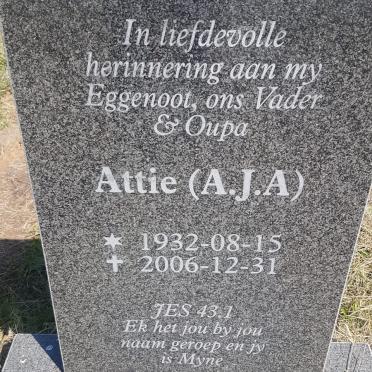 JONKER Attie A.J.A. 1932-2006