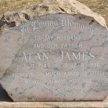 JAMES Alan 1948-1996 &amp; Petro 1946-2004