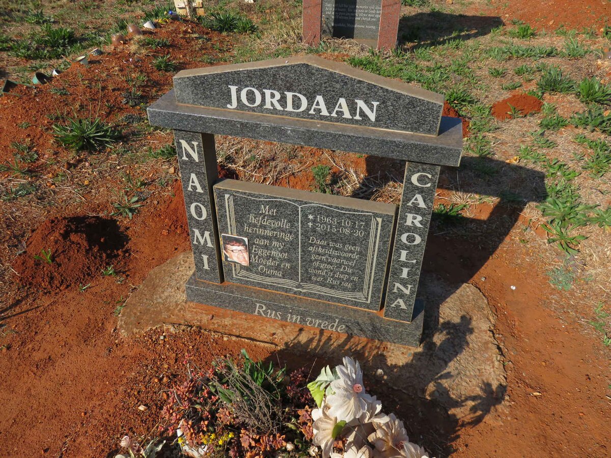 JORDAAN Naomi Carolina 1963-2015